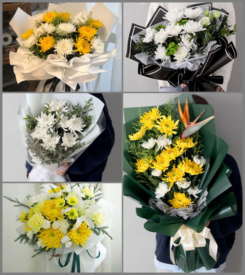 山东青岛平度市古岘镇前龙泉村白事花束代送